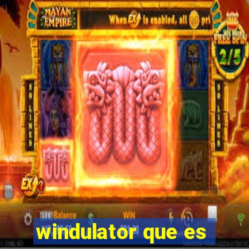 windulator que es